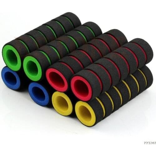 1 Pair Bike Racing Bicycle Motorcycle Handle Bar Foam Sponge Grip Cover Nonslip 2018 New