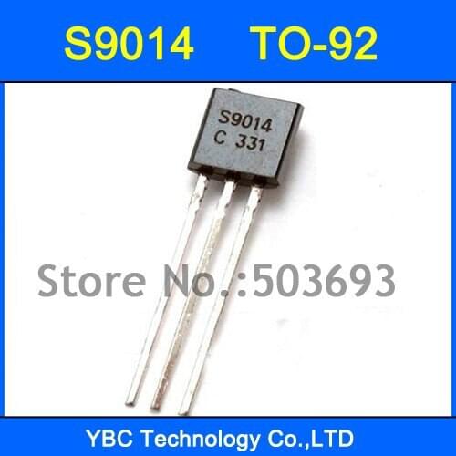 1000PCS S9014 Transistor TO-92