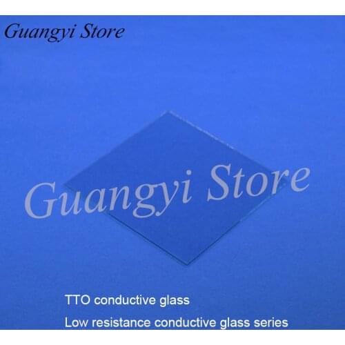 12pcs ITO Conductive Glass 100 X 100 X 1.1mm, 7ohm/sq