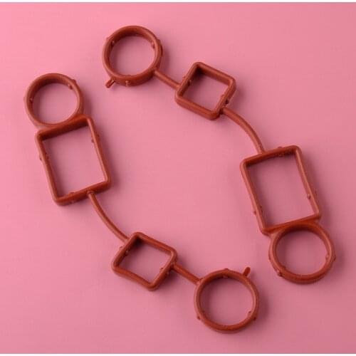 2Pcs Red Rubber Engine Crankcase Vent Valve Seal Fit For Audi A3 A4 Eos Golf Seat Toledo III 06F103483