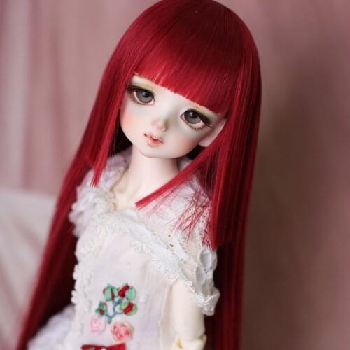 2021New Style 1/3 1/4 1/6 1/8 Bjd SD Doll Wig High Temperature Wire Long Straight Wig For BJD Hair Wig