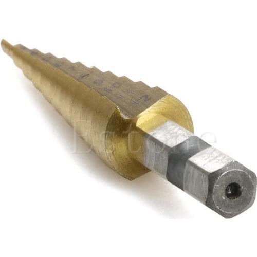 3-12mm HSS Triangle Shank Pagoda Step Drill Bit NEW S08 Wholesale&DropShip