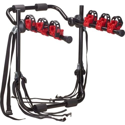 3-Bike Trunk Mount Racks Bike Cycling Stand Storage Carrier Racks for SUV Hatchback