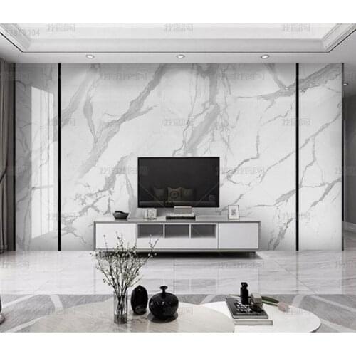3D modern simple creative Abstract mural living room TV geometric marble background wall decorative wallpaper papel DE parede