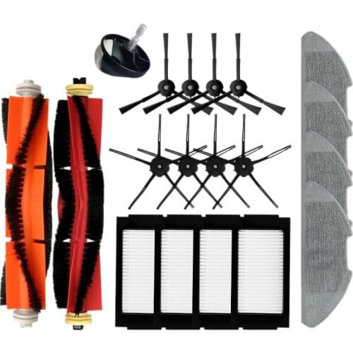 19 Pack Replacement Parts Accessories for Xiaomi Mijia S5 S6 Robotic Vacuum Cleaner Filter Main Brush