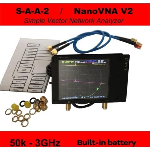 Vector 3G network analyzer S-A-A-2 NanoVNA V2 HF VHF UHF short wave high stability high precision and shell antenna analyzer