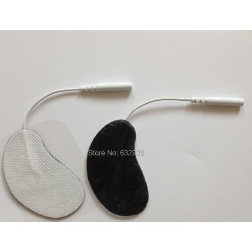 DHL Free Shipping 500pcs/lot(250 pairs) 6*3.2cm Tens Electrode Pads for Slimming Massage Digital Therapy Machine Massager