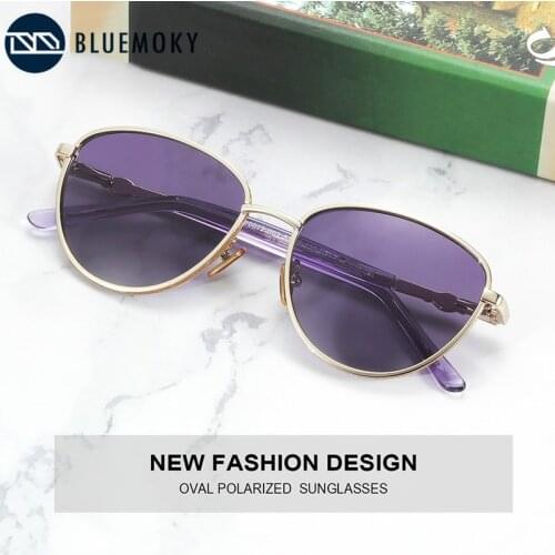 BLUEMOKY Vintage Cat Eye Sunglasses Women Brand Designer UV400 Shade Oculos De sol Feminino Rays Protection Mirrored Sunglasses