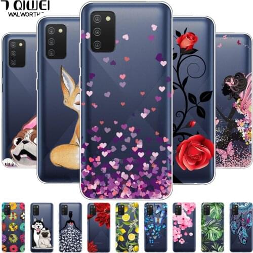 For Samsung A02s Case TPU Soft Clear Back Cover for Samsung Galaxy A02s Case Transparent Phone Cases A 02s 6.5'' Coque A025F