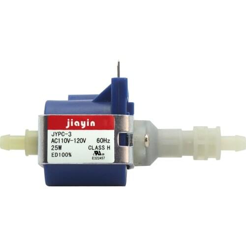 Jiayin JYPC-3 25W AC 110V -120V 700cc/min 2.5bar Plunger Water Suction Piston Pump Electromagnetic Pump for Hot Water Dispenser