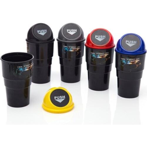 Mini Portable Car Trash bin Garbage Can Autobiles Trash Dust Case Holder Bin Car-styling Rubbish Box Dust Case Holder