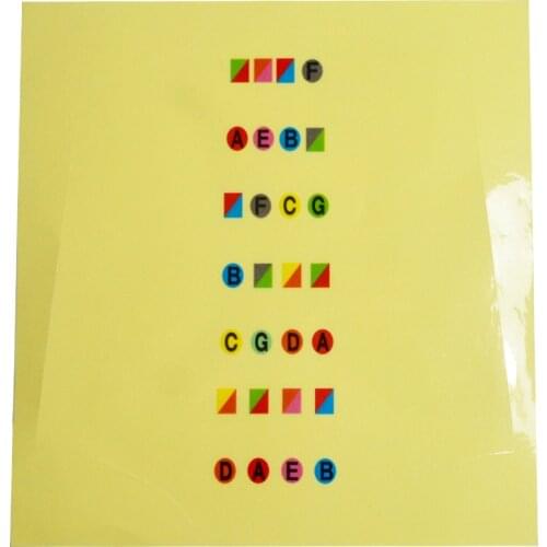 Violin Sticker Fretless Finger Guide Fiddle Fingerboard Map Mark Stickers For Beginner