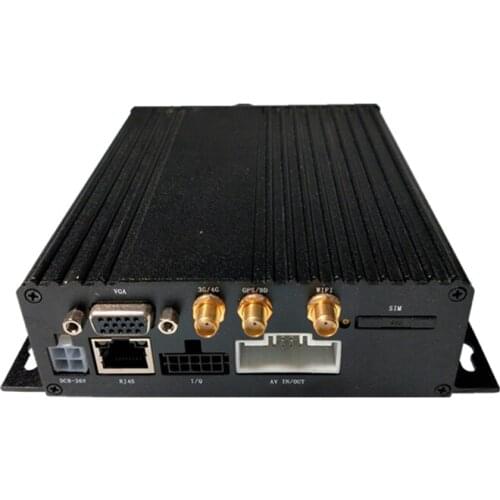 Low Price 4 Channel Dual SD Card DVR 1080p 3G GPS WIFI Vehicle Black Box Truck Mobile DVR