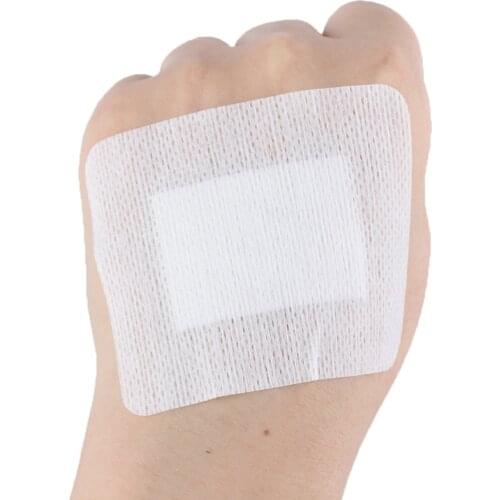 10pcs Disposable Medical Non-woven Bandage Band 6cm*7cm For Wound Dressing Adhesive Sterile Pad Set Health Care Knee Protector