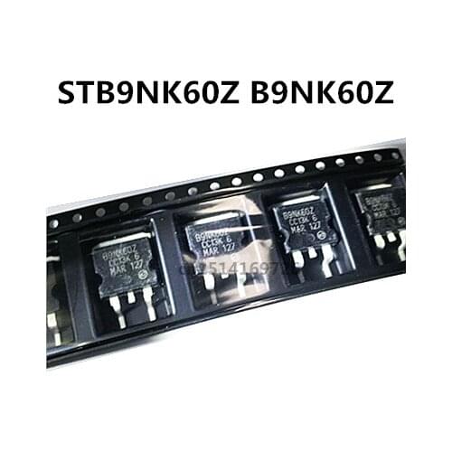 New Original 5PCS / STB9NK60Z B9NK60Z 9NK60Z TO-263 TO263