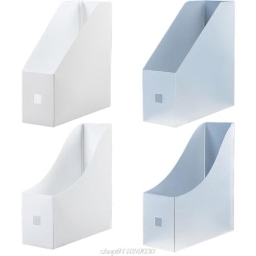 Plastic Magazine File Holder Document Organizer Multi-Functional Storage Box Countertop Stationary Case J17 21 Dropship