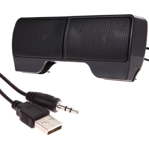 Mini Portable USB Stereo Speaker Soundbar for Notebook Laptop Mp3 Phone PC