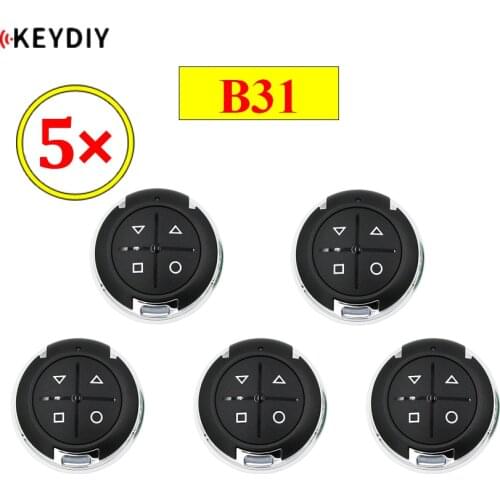 5PCS/LOT KEYDIY B31 4 buttons Garage Door KD General Remote for KD900 KD900+ URG200 KD-X2 remote Master