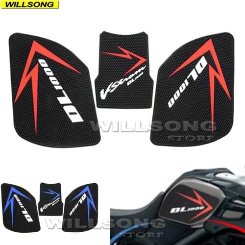 Silica Gel Anti Slip Sticker Tank Pad Side Knee Grip Protector For SUZUKI DL1000 V-STROM 2014-2019 Year Motorcycle Accessories