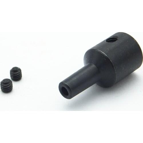 Steel JT0 Drill Clamp Chuck Coupling Coupler Connector Connection Sleeve Connecting Rods For 6mm Motor Shaft