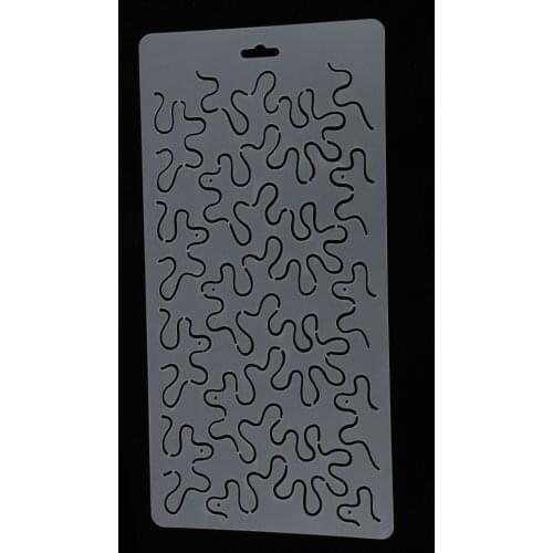 Quilting Creations Flower Background Quilt Stencil Use For Quilting, On Walls
