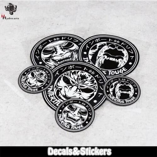 NO.L010 TOUGE Hella Flush Style 3M Reflective Stickers MOTO GP Car Sticker Decals Racing Motorcycle