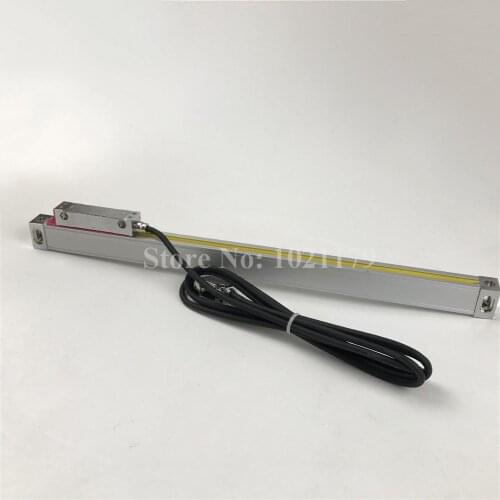 High Accuracy 0.0005mm Instrument Slim Linear Scale 5V / 24V DC TTL / RS422 0.5um Resolution 20mm*28mm Small Linear Encoder Line