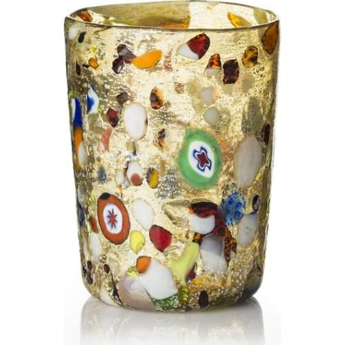 Yellow color top quality home bar crystal whiskey glass for Liquor Scotch Bourbon 210511-02