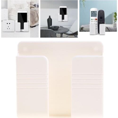 X6HD Wall Mounted Organizer Storage Box Remote Control Mounted Mobile Phone Plug Multifunction Shelf