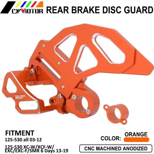 Motorcycle CNC Rear Brake Disc Guard Hub Spacer Caliper Guard For KTM Husqvarna SX XC XCF XCW XCFW EXC 125 150 250 350 450 530
