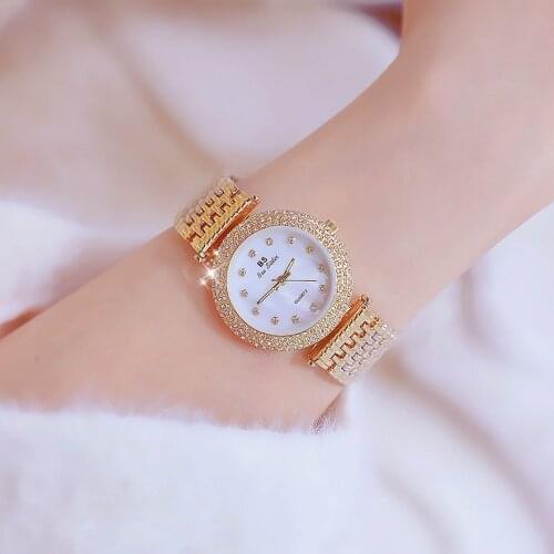 2019 Women Watches Luxury Diamond Famous Brand Elegant Designer Bracelet Dress Watches Ladies Wristwatch Relogios Femininos saat