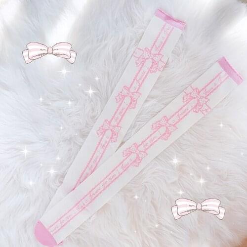 Annies Gift Thicken Thigh High Stocking Cosplay Japanese Lolita Soft Girl Cute Over Knee Socks Harajuku Womens Knee High Socks