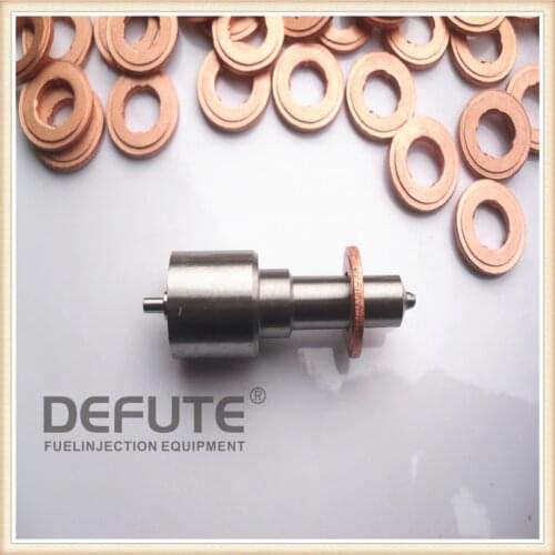 100 pieces free ship 7x15mm/9x18mm common rail injector nozzle copper pad gasket for diesel injector sealing, repair tool parts