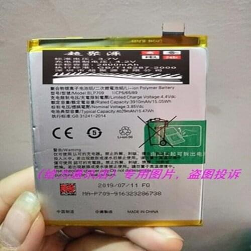 High Capacity Phone Battery BLP709 For OPPO RA9 A9X 3910mAh Replacement Batteries with repairs tools