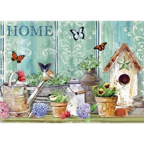 5D DIY Diamond Painting Home Gardening Butterfly Full Drill Embroidery Cross Stitch Mosaic Craft Kits home Decor Christmas Gift