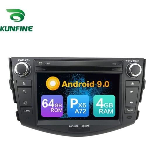 Android 9.0 Core PX6 A72 Ram 4G Rom 64G Car DVD GPS Multimedia Player Car Stereo For Toyota RAV4 2009 radio headunit