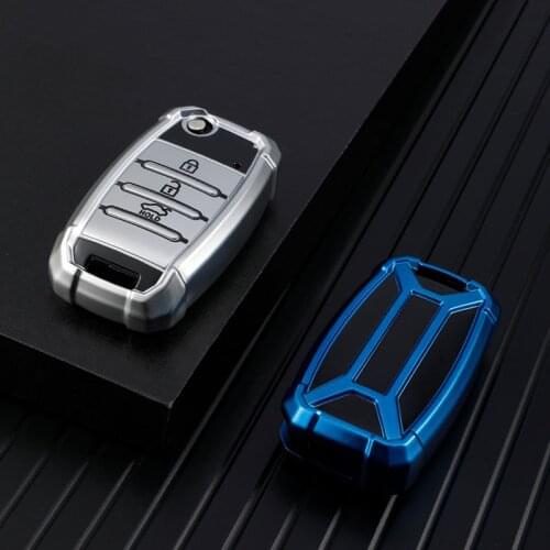 Car Key Case Cover For KIA Rio QL Sportage Ceed Cerato Sorento K2 K3 K4 K5 Soft TPU Car Key Cover Keychain Shell Holder Auto