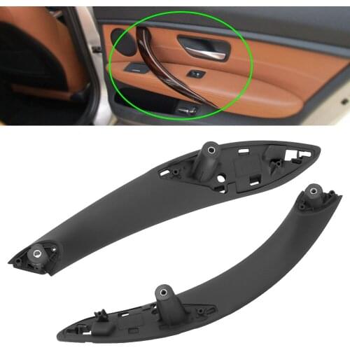 Black Left/Right Car Inner Door Handle Trim Pull Grab Panel Handle For BMW F30 F80 F31 F32 F34 F35 Interior Door Handles