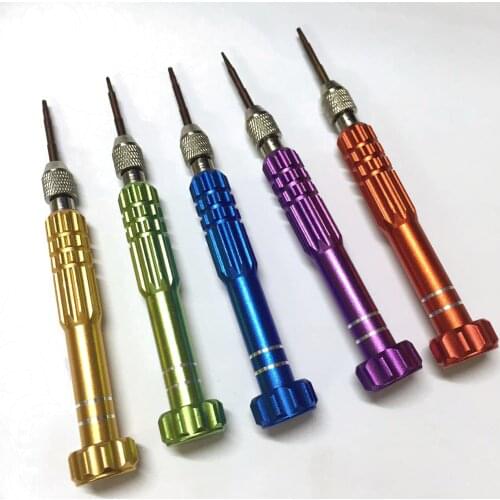 Cheap! Hot 5-in-1 precision screwdriver set S2 alloy steel drill bit non-slip handle mobile phone tablet repair disassembly tool