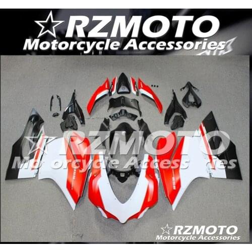 Injection New ABS Whole Fairings Kit Fit for Ducati 959 1299 2015 2016 2017 2018 Panigale 15 16 17 18 Bodywork set Red white mat