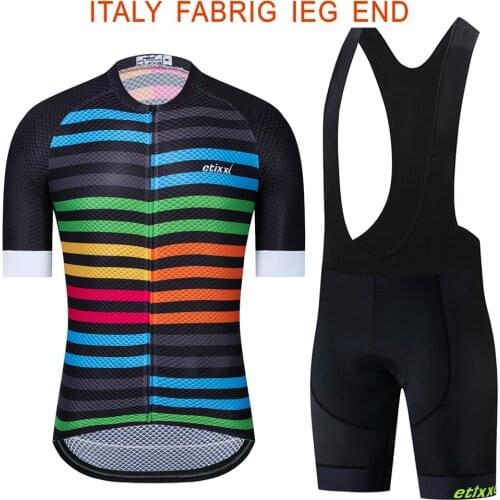 Team etixxl cycling Skinsuit Ropa Ciclismo Maillot Jumpsuit Road Racing Skinsuit Bike Jersey Wear shorts maillot ciclismo