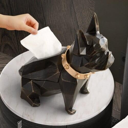 Creative Storage Tissue Box Nordic Container Cute Animal Toilet Black Tissue Box Rolling Gift Servilletero Tissue Boxes BY50TB