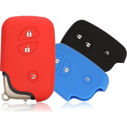 Kutery 10pcs 3 Buttons Remote Car Key Cover Case shell protect skin For Lexus CT200h ES 300h IS250 GX400 RX450h RX350 LX570