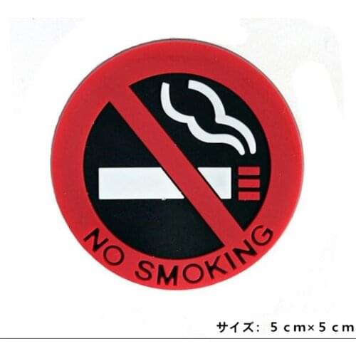 No smoking mark no smoking sticker seal six pieces set no smoking car interior office office store car supplies accessories
