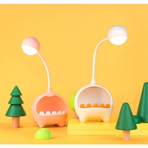Cute Storage Desk Lamps Eye-Caring Reading Adjustable Brightness Night Light for Students Kids For Home Office XH8Z