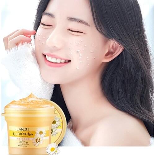 Natural And Organic Facial Exfoliator Exfoliating Cream 120g Whitening Peeling Cream Gel Face Facial Scrub Removal