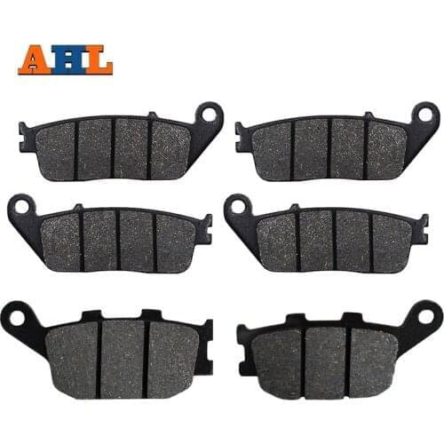 AHL Motorcycle Front Rear Brake Pads for Honda 599 CB600F CBR600 CB600 Hornet CBF600 CB750 CBF1000 FA196 FA174