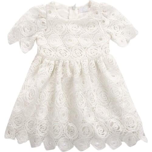 Newborn Baby Girls Dress Newborn White Lace Tutu Party Party Dress Toddler Princess Costumes For Infant Girls Baby Dresses 0-24M