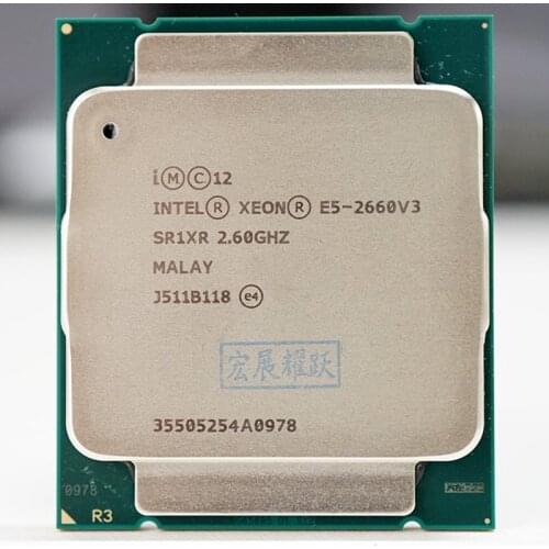 Intel Xeon Processor E5 2660 V3 CPU 2.6G Serve LGA 2011-3 E5-2660 V3 2660V3 PC Desktop processor CPU For X99 motherboard