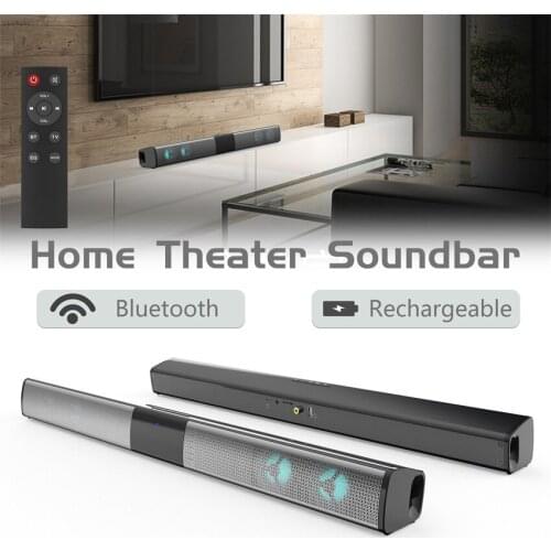 Home theater TV Sound Bar Wired and Wireless Stereo Bass Sound Bar Subwoofer Home Surround Bluetooth Speaker for TV PC Phone